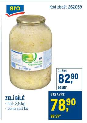 Zelí bílé
