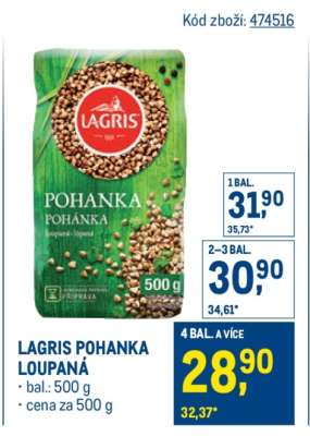 Lagris pohanka loupaná