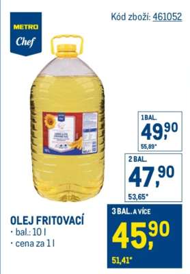 OLEJ FRITOVACÍ