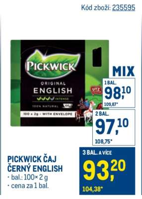 PICKWICK ČAJ ČERNÝ ENGLISH
