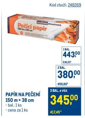 Papír na pečení
