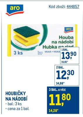 Houbičky na nádobí