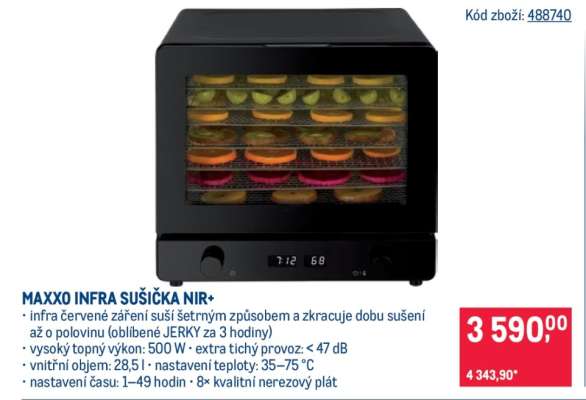 MAXXO INFRA SUŠIČKA NIR+