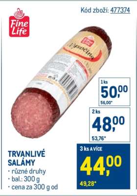 Trvanlivé salámy
