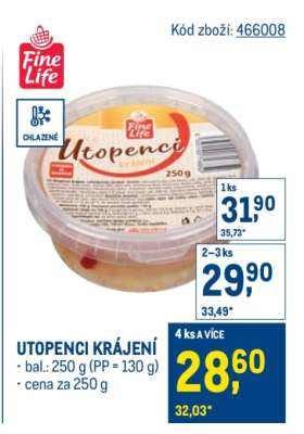 Utopenci krájení
