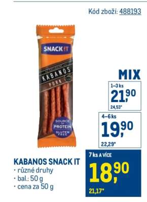 KABANOS SNACK IT