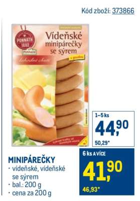MINIPÁREČKY