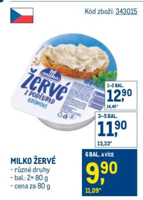 Milko žervé