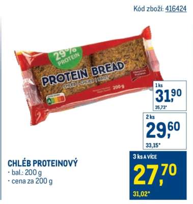 Chléb proteinový
