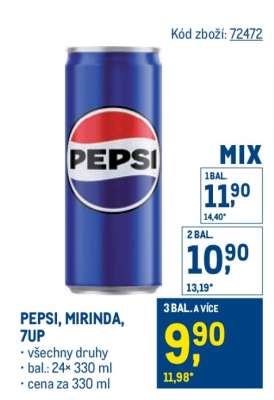 Pepsi, Mirinda, 7Up
