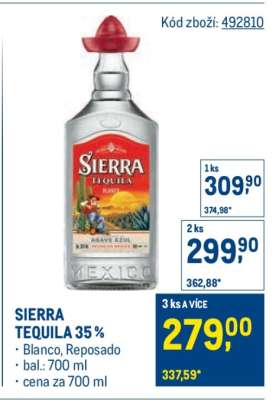 SIERRA TEQUILA 35 %