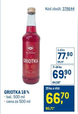 Griotka 18%