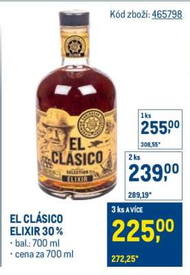 EL CLÁSICO ELIXIR 30 %
