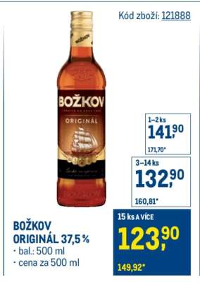 Božkov Originál 37,5 %