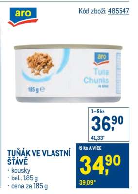 TUŇÁK VE VLASTNÍ ŠŤÁVĚ*