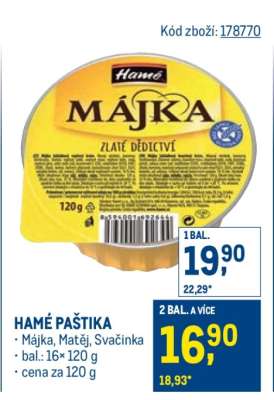 Hamé paštika