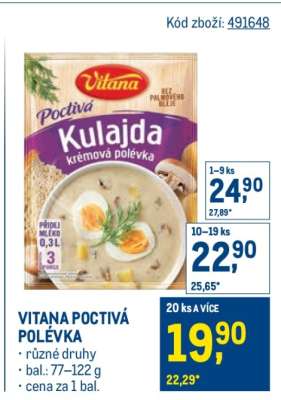 Vitana Poctivá polévka