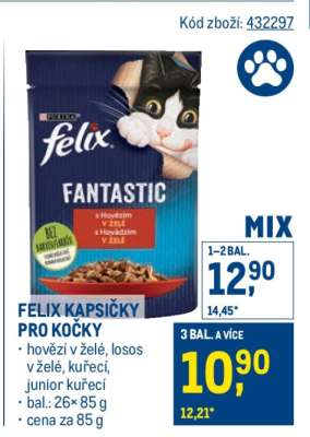 Felix kapsičky pro kočky
