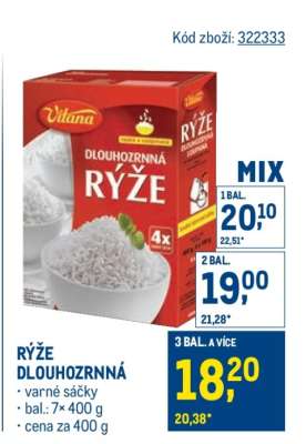Rýže dlouhozrnná