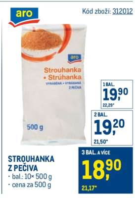 Strouhanka z pečiva