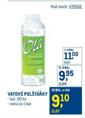 VATOVÉ POLŠTÁŘKY*
