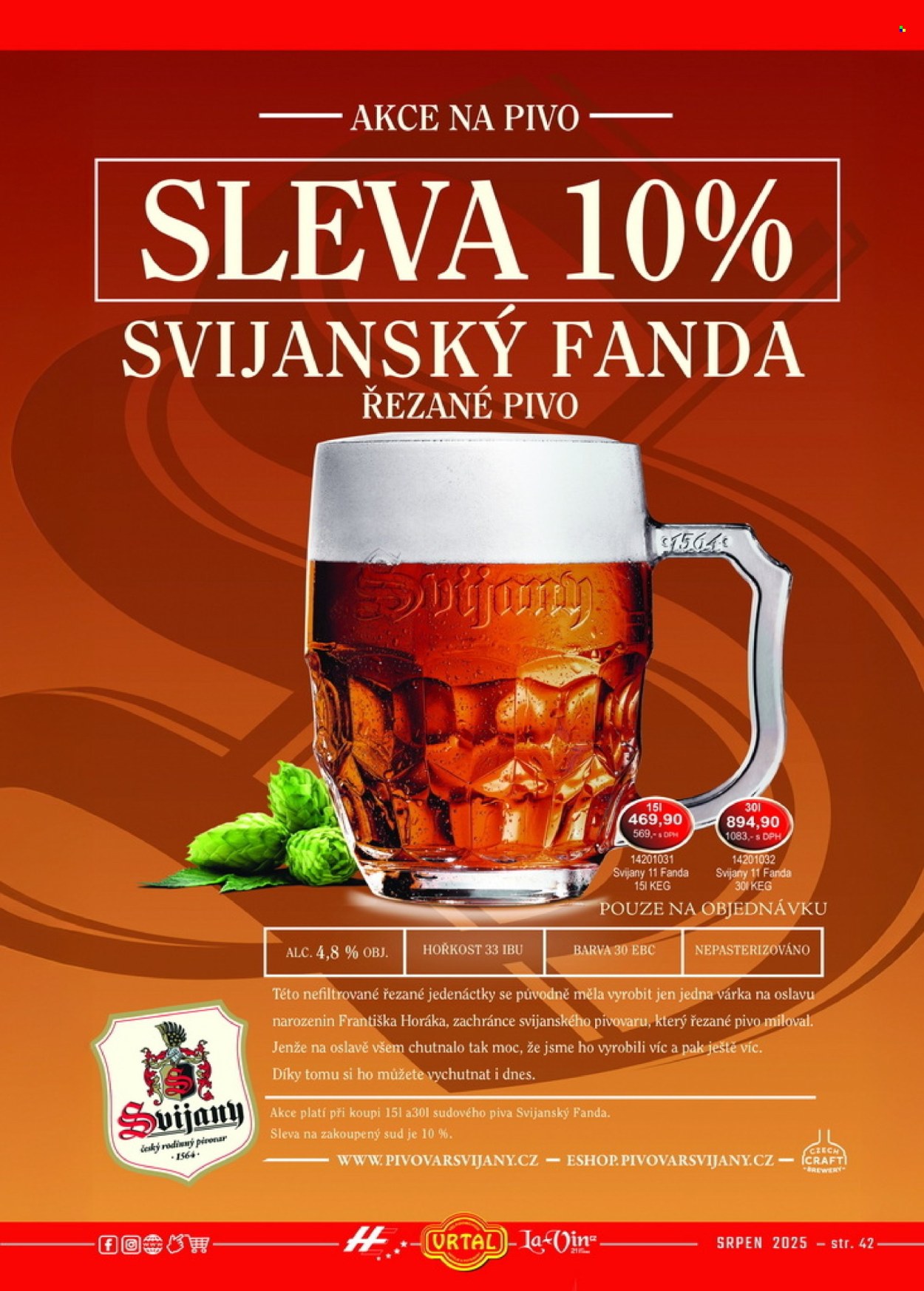 Leták Vrtal - 1.8.2025 - 31.8.2025. Strana 40