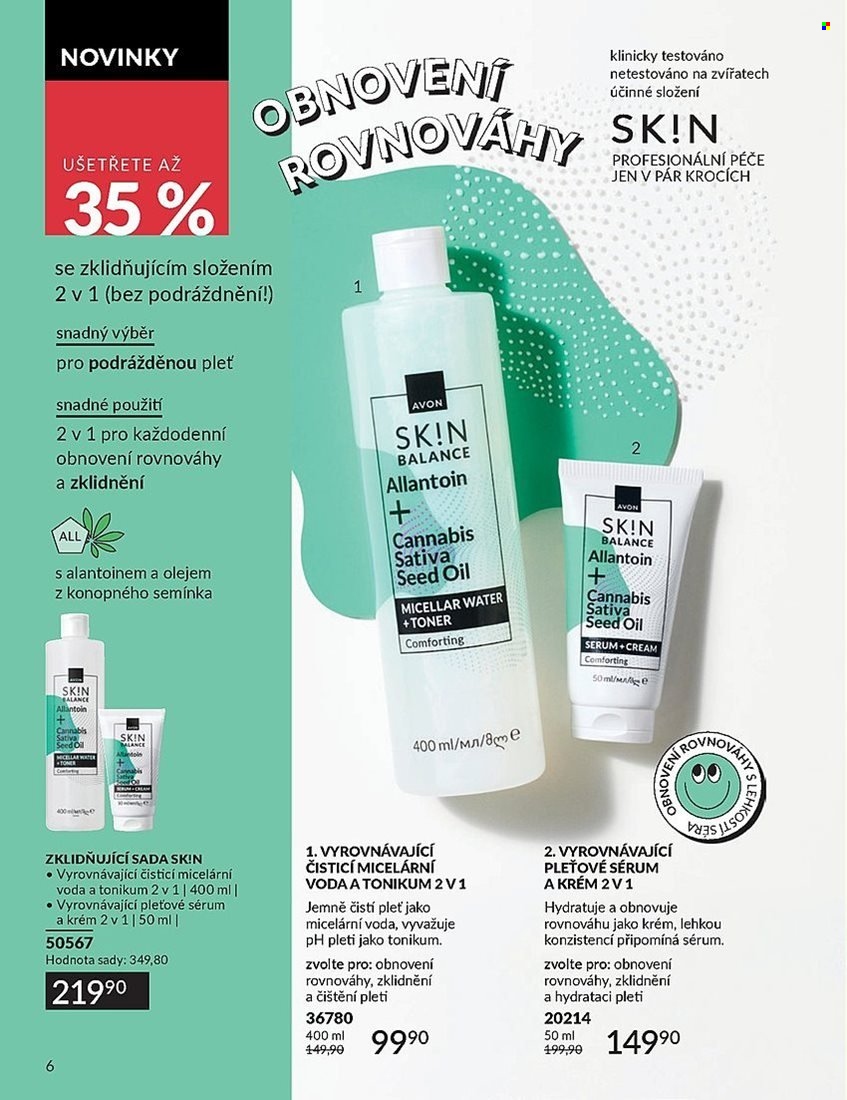 Leták AVON - 1.8.2025 - 31.8.2025. Strana 6