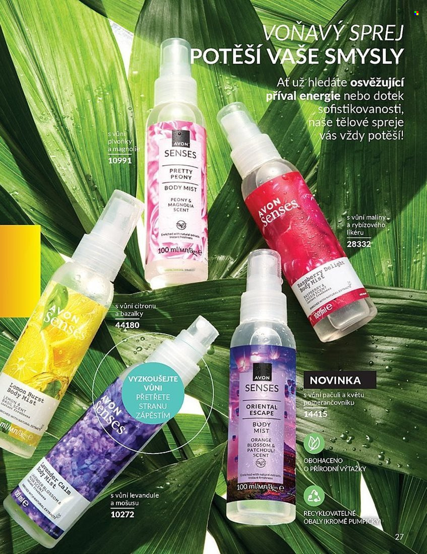 Leták AVON - 1.8.2025 - 31.8.2025. Strana 27