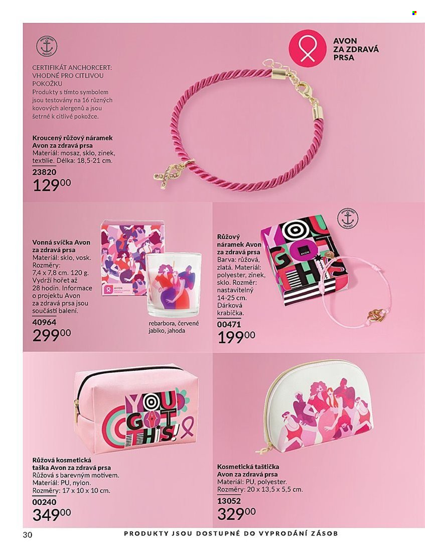 Leták AVON - 1.8.2025 - 31.8.2025. Strana 30