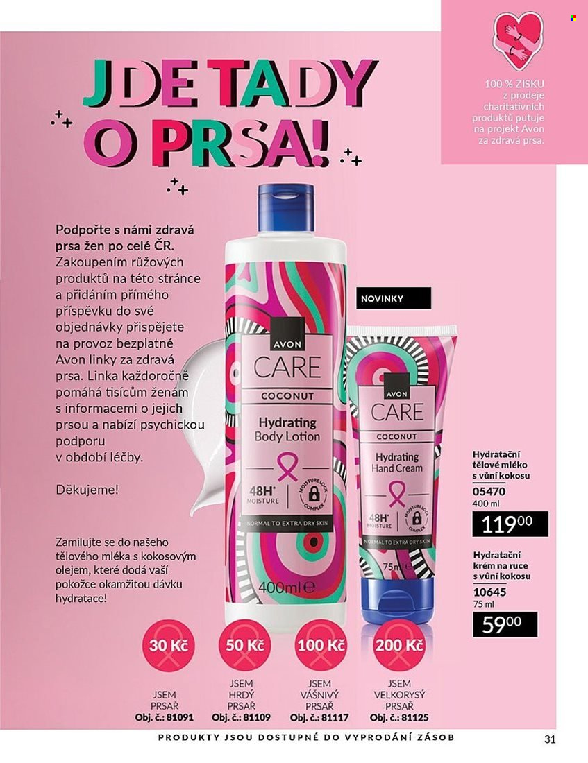 Leták AVON - 1.8.2025 - 31.8.2025. Strana 31