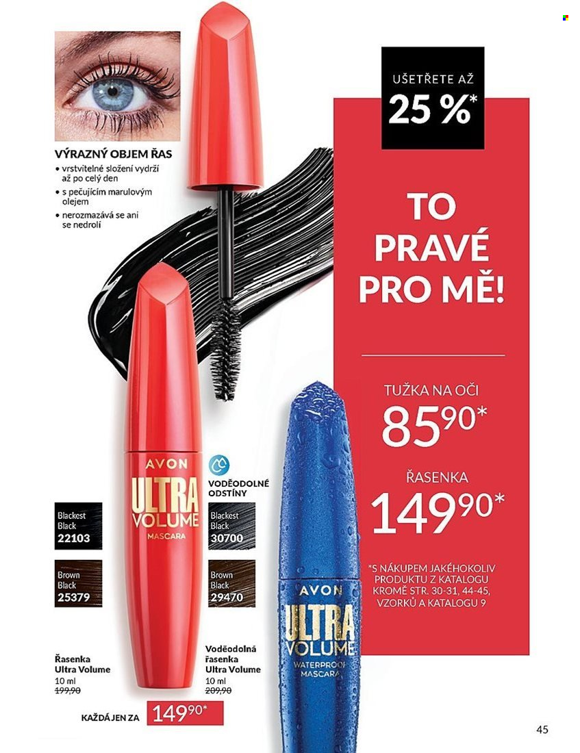 Leták AVON - 1.8.2025 - 31.8.2025. Strana 45