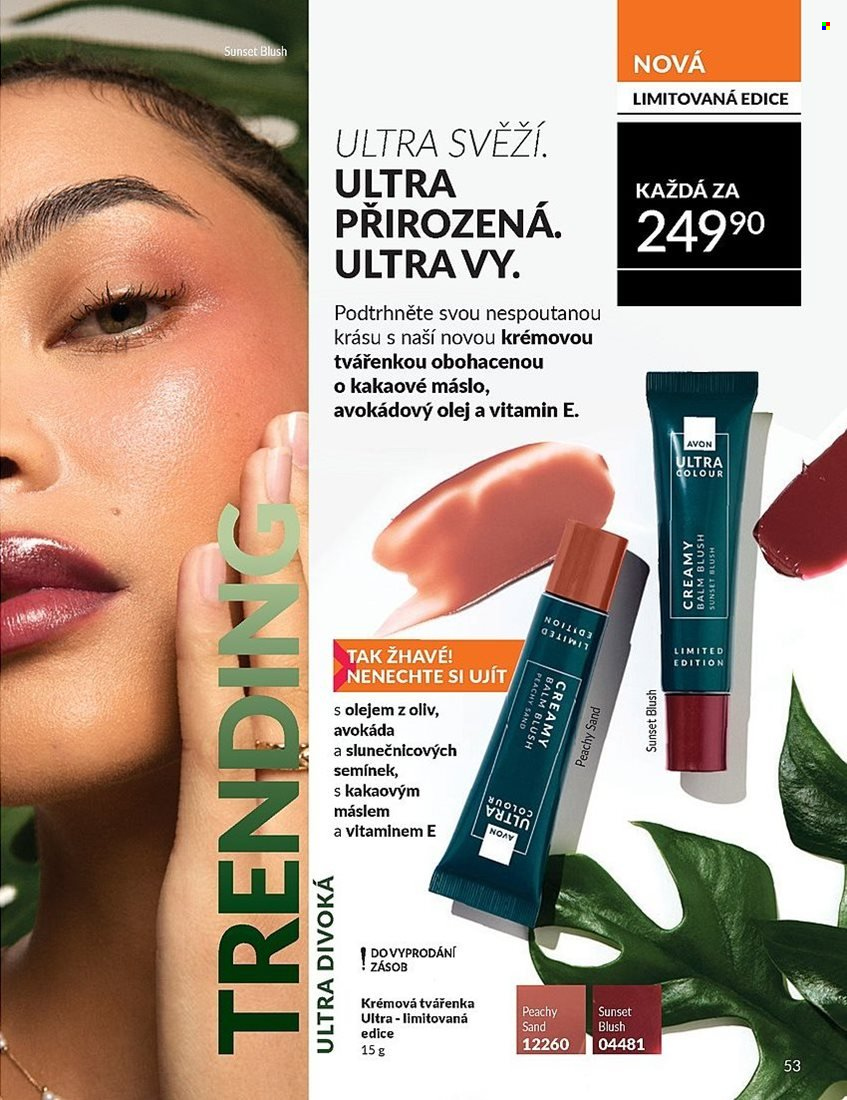 Leták AVON - 1.8.2025 - 31.8.2025. Strana 53