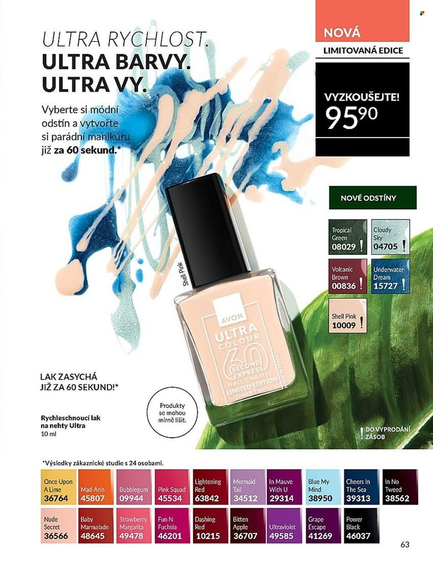 Leták AVON - 1.8.2025 - 31.8.2025. Strana 63
