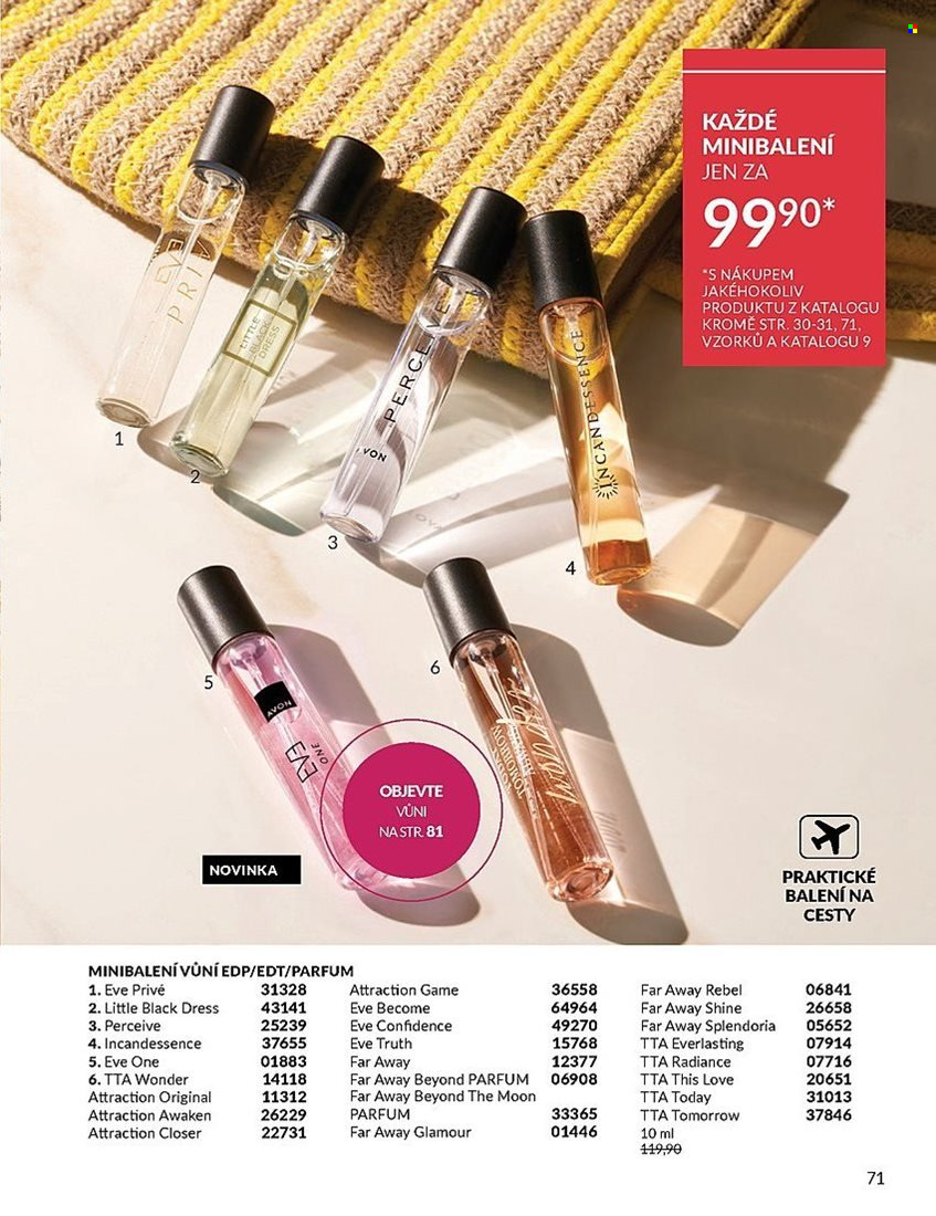Leták AVON - 1.8.2025 - 31.8.2025. Strana 71
