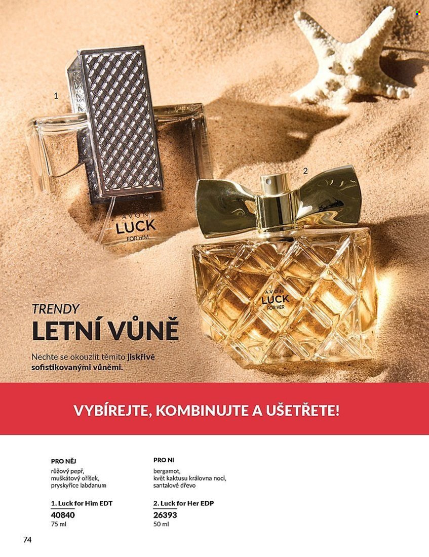 Leták AVON - 1.8.2025 - 31.8.2025. Strana 74