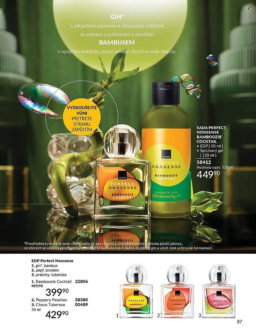 Leták AVON - 1.8.2025 - 31.8.2025. Strana 87