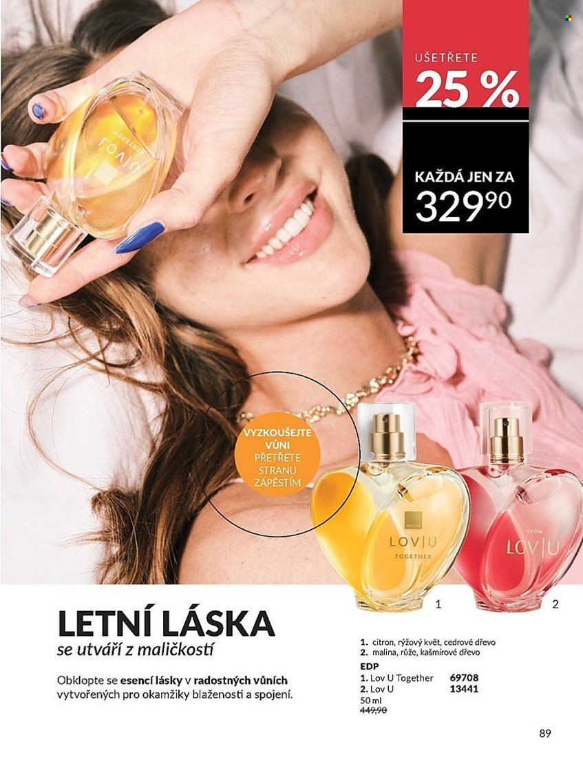 Leták AVON - 1.8.2025 - 31.8.2025. Strana 89