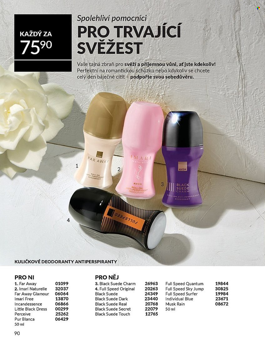 Leták AVON - 1.8.2025 - 31.8.2025. Strana 90