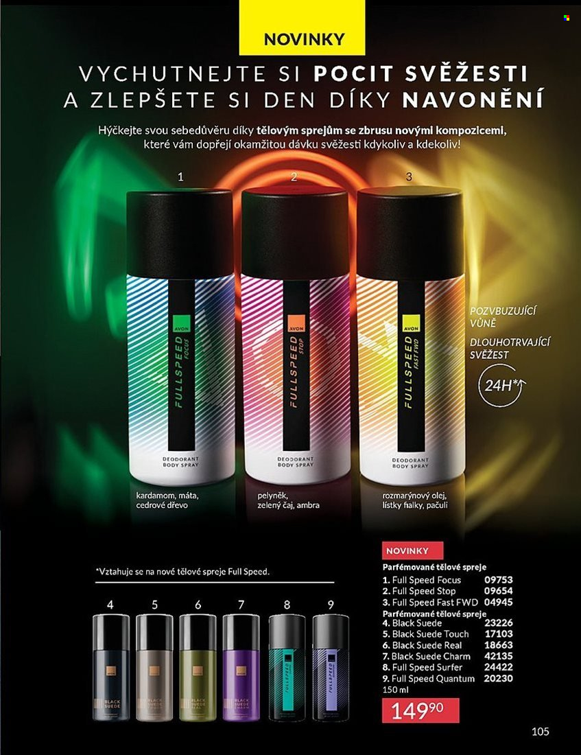 Leták AVON - 1.8.2025 - 31.8.2025. Strana 105