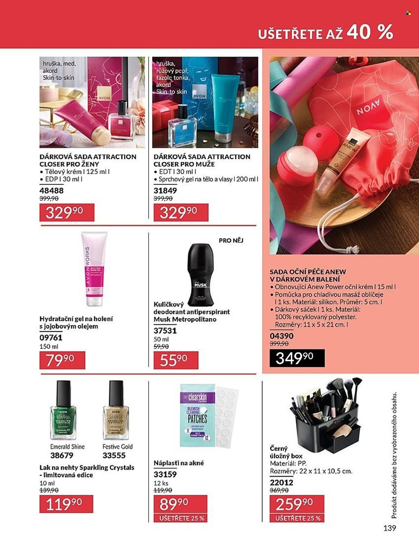 Leták AVON - 1.8.2025 - 31.8.2025. Strana 139