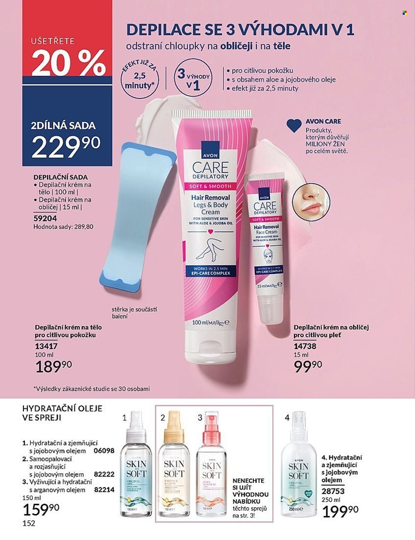 Leták AVON - 1.8.2025 - 31.8.2025. Strana 152
