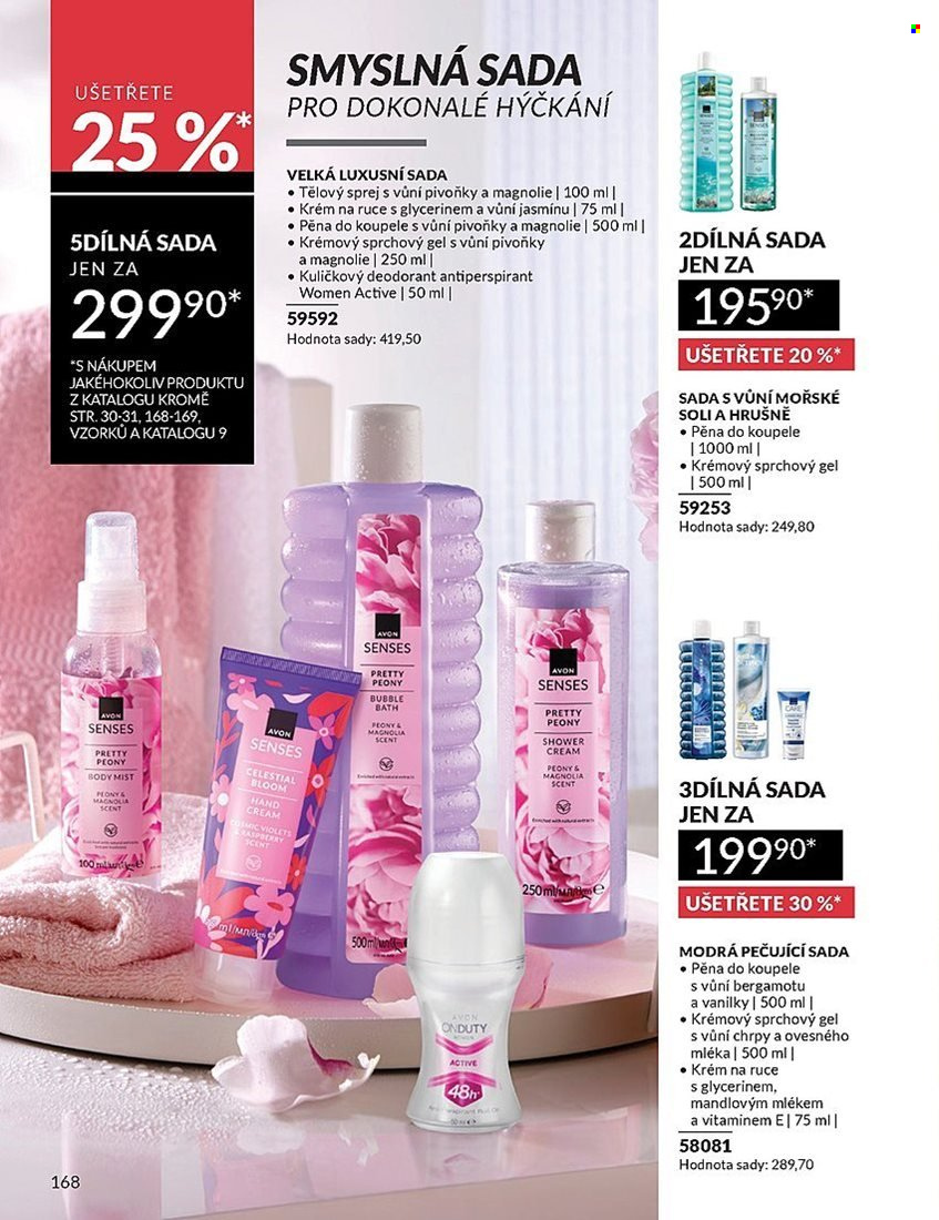 Leták AVON - 1.8.2025 - 31.8.2025. Strana 168