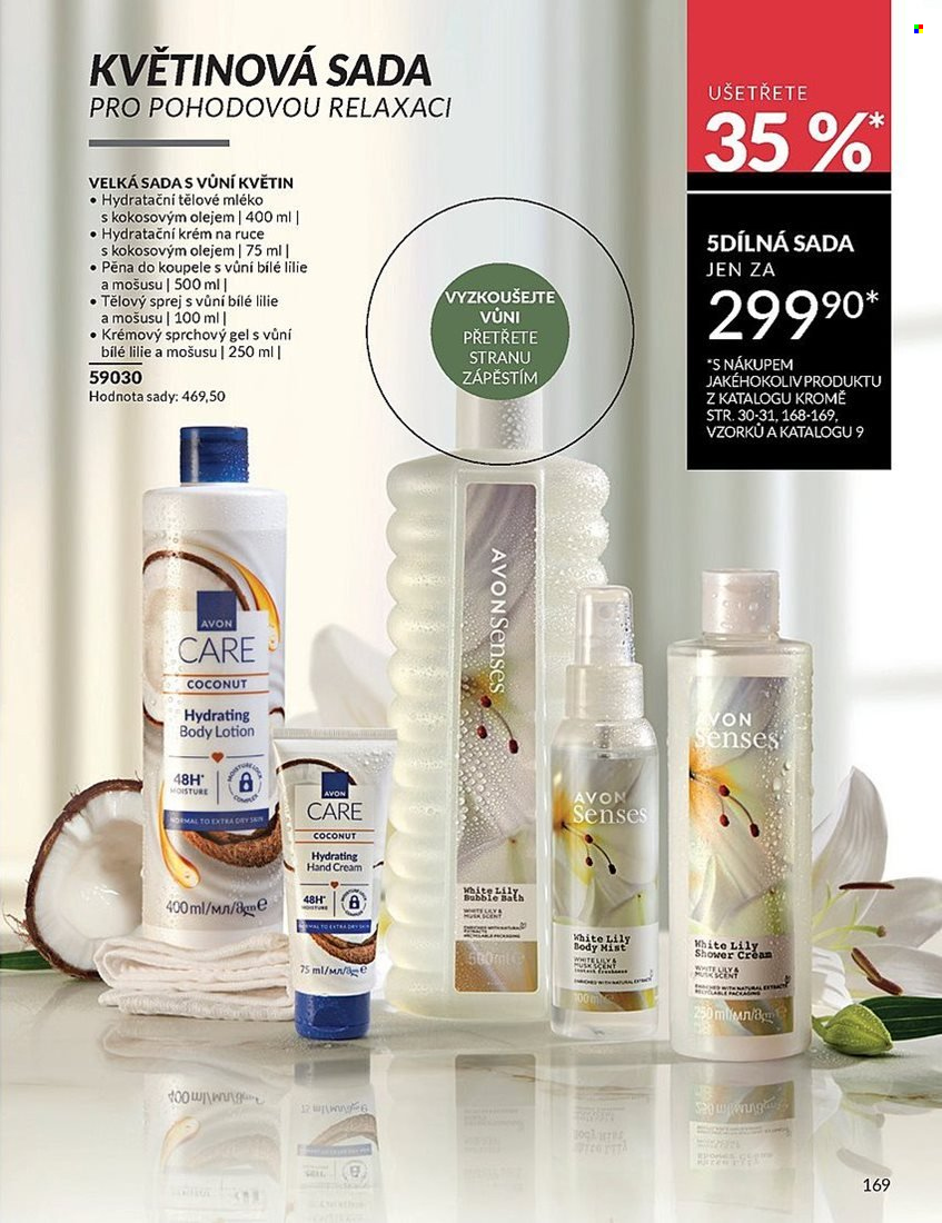 Leták AVON - 1.8.2025 - 31.8.2025. Strana 169