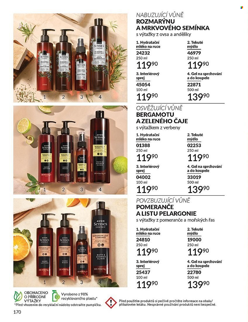Leták AVON - 1.8.2025 - 31.8.2025. Strana 170