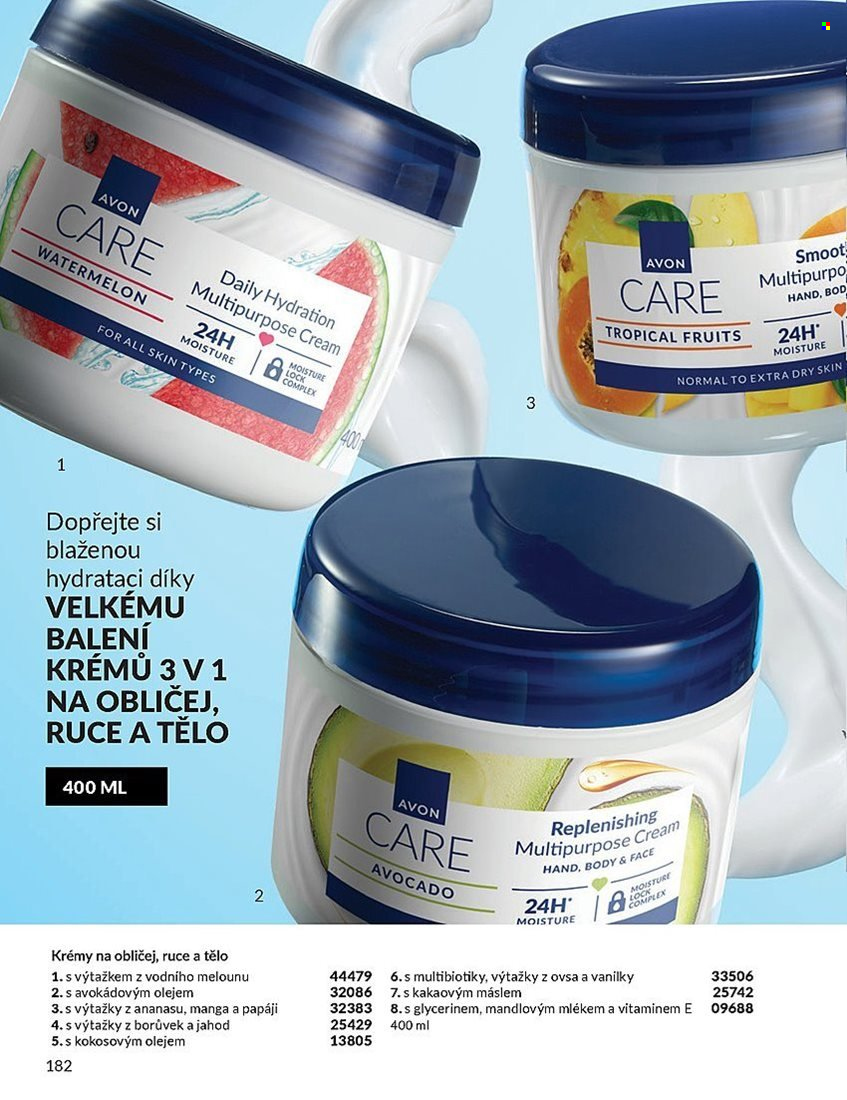 Leták AVON - 1.8.2025 - 31.8.2025. Strana 182