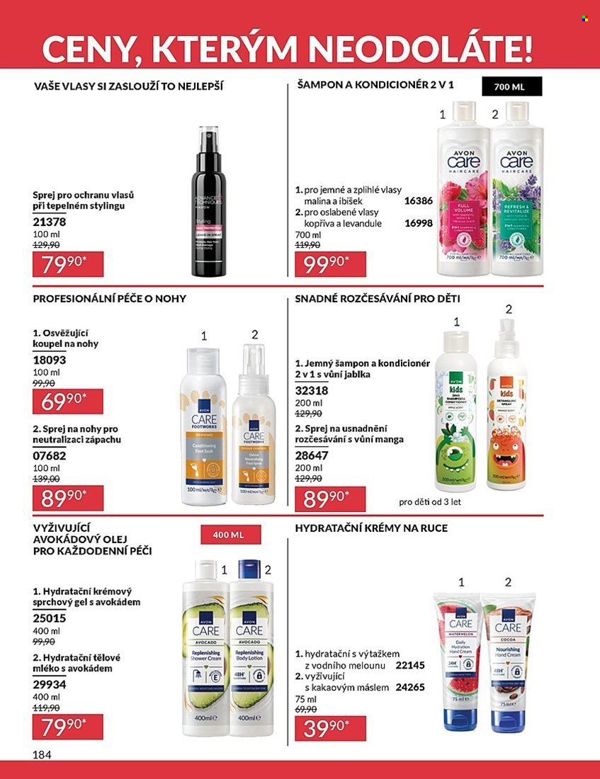 Leták AVON - 1.8.2025 - 31.8.2025. Strana 184