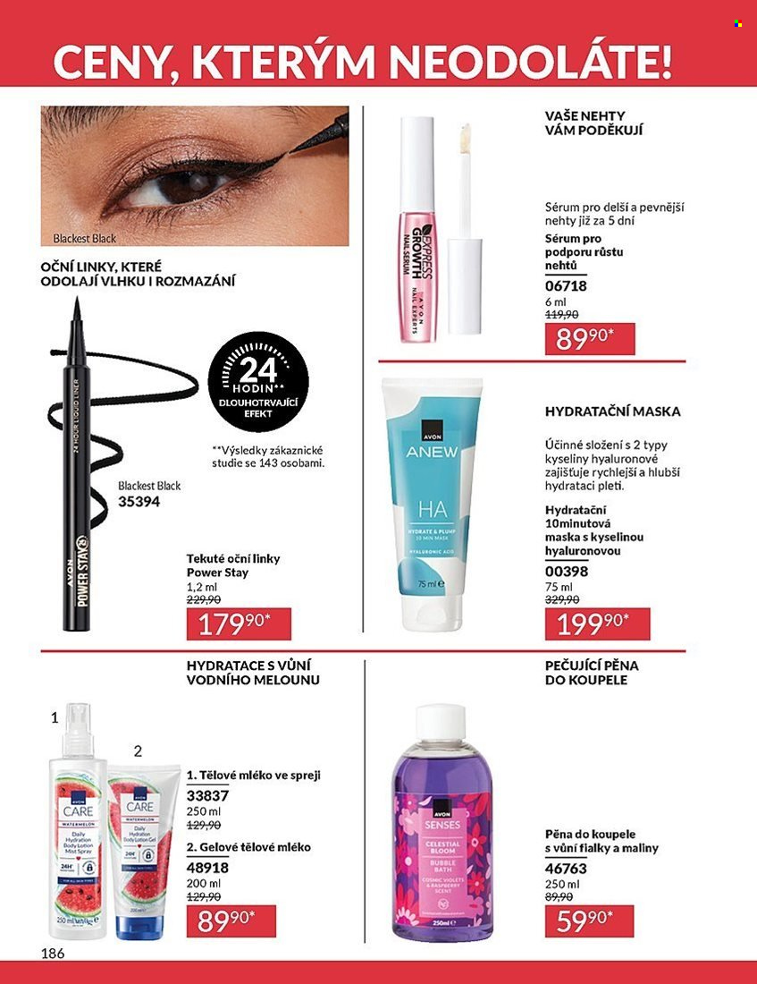Leták AVON - 1.8.2025 - 31.8.2025. Strana 186