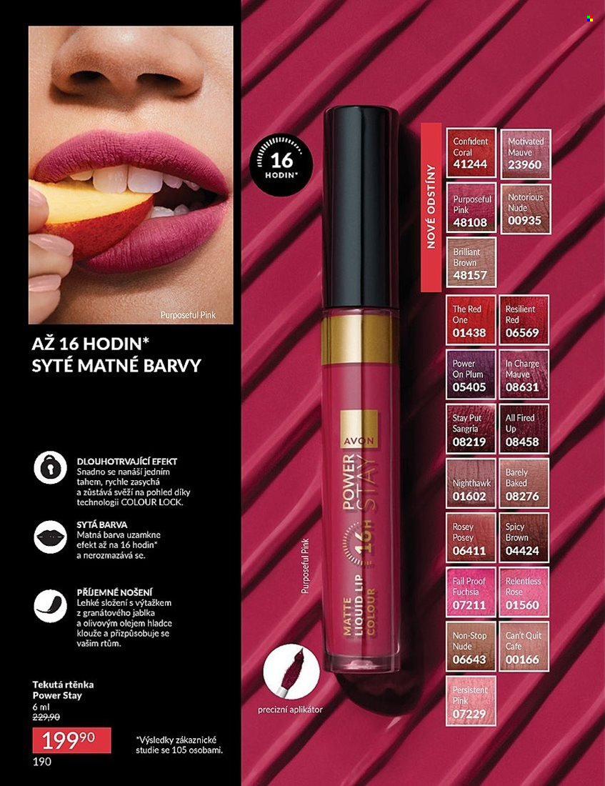 Leták AVON - 1.8.2025 - 31.8.2025. Strana 190