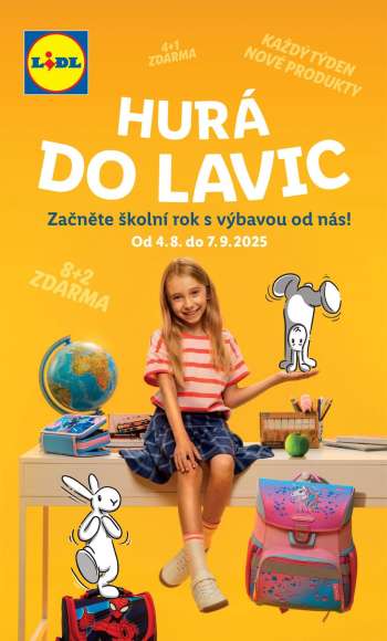 Leták Lidl - 4.8.2025 - 7.9.2025.