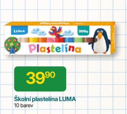 Školní plastelína LUMA